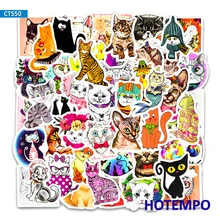 Cute Pets Puppy Cat Dog Animal Stickers on Mobile Phone Laptop Luggage Suitcase Guitar Case Skateboard Bike Car Decal Stickers