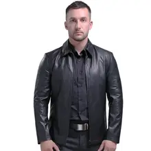 Бренд AIBIANOCEL, новинка, роскошная Высококачественная Мужская куртка из натуральной кожи, весенние куртки и пальто из овечьей кожи, 4XL, мужская одежда