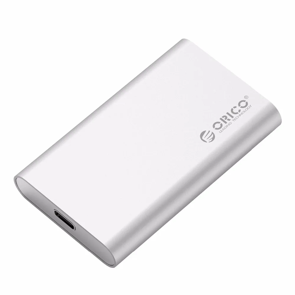 ORICO type-C Mini mSATA SSD корпус алюминиевый 5 Гбит/с высокоскоростной HDD чехол для ноутбука Настольный для Windows/Linux/Mac винт крепления