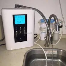 free ship to USA platinum titanium electrode alkaline water ionizer machine OH 806 3W