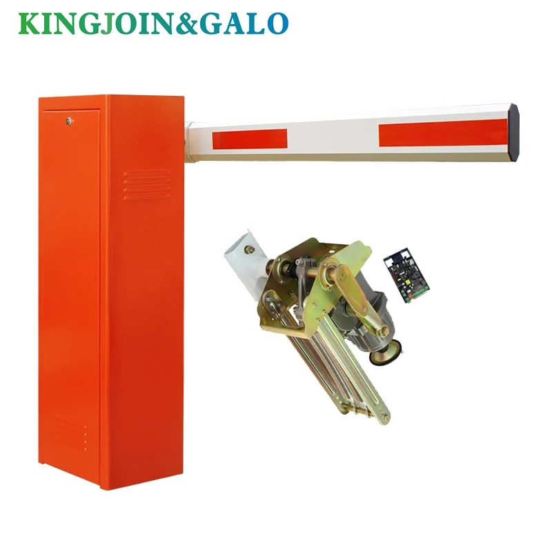 

High Performance Barrier Gate Operator Including Support pillar