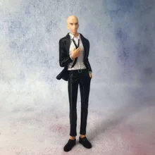 Costume d'affaires pour hommes, Anime ONE PUNCH MAN, Saitama Figurine de collection en PVC, modèle de jouets pour enfants, poupée de 19cm