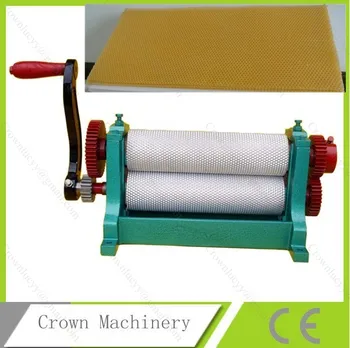 

Free Shipping 86*310mm Hand operated / Manual Beeswax foundation sheet making machines