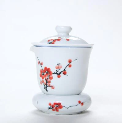 TANGPIN кофейные и чайные наборы ручная роспись керамический чайник Gaiwan, чайная чашка китайский чайный набор кунг-фу посуда для напитков - Цвет: Style B