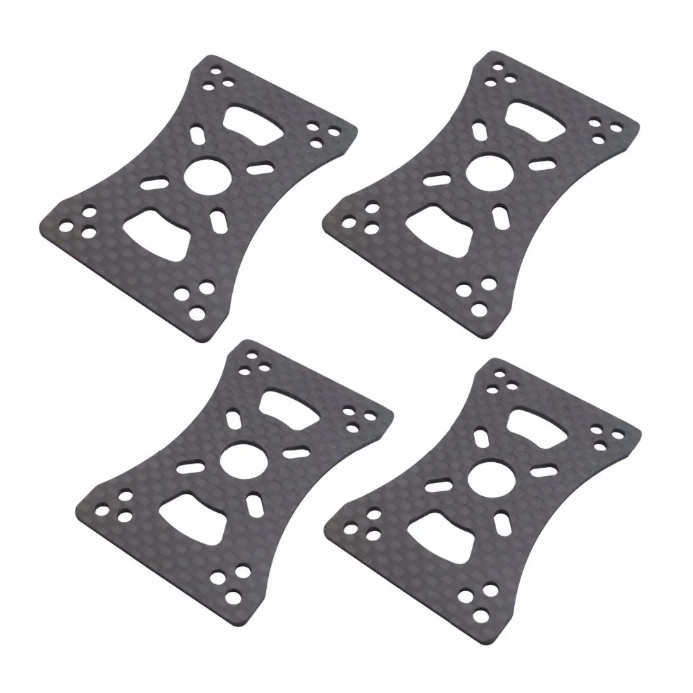 

4pcs 3K Carbon Fiber Motor Mount Plate for 16mm 22mm 25mm Arm Tube Quadcopter Multicopter DIY