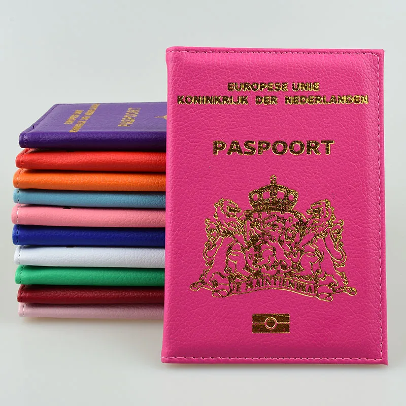 Модный защитный чехол для паспорта для путешествий из Нидерландов, деловой бумажник, защитная обложка для паспорта для голландского
