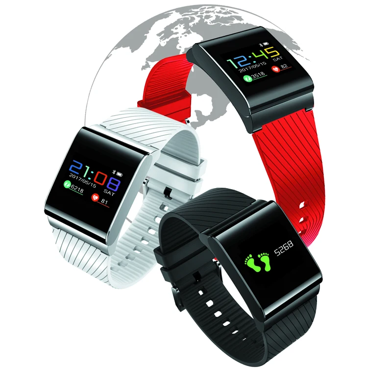 

2018 BANGWEI OLED Colorful Screen Smart Sport Watch Fitness Watch Blood Pressure Heart Rate Monitoring Pedometer Smart Watch