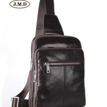 Новое поступление,, натуральная кожа, модный уникальный дизайн, темно-коричневый цвет, Мужская портативная нагрудная сумка, сумка на плечо, 7216C