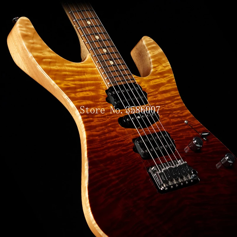 

Farmer custom shop/ JS1R0L electric guitar/DESERT GRADIENT/water wave 6 string electric guitar/free shipping/