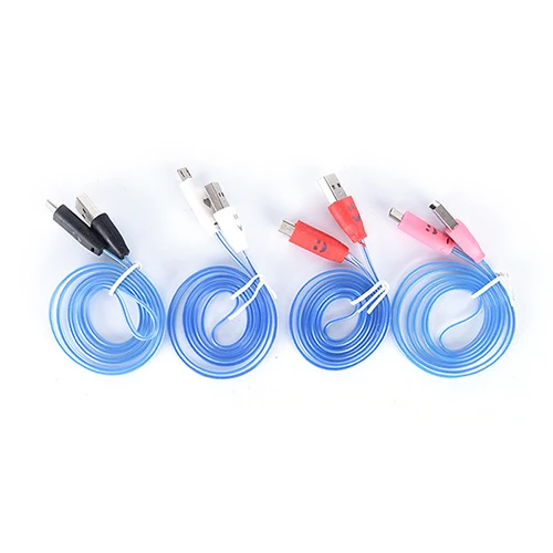 

Led Luminous Tube USB Charging Date Cables Light-emitting Data Line For Android Device Colorful Charge Cable