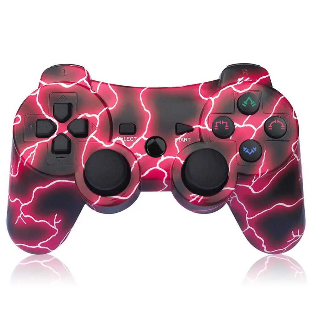 

K ISHAKO for PS3 Controller Wireless Double Shock Gamepad for Playstation 3 Remote, Sixaxis PS3 Controller with Charging Cable