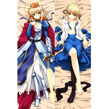 

New Japanese 3D Double-sided Anime Saber Fate/stay Night Throw Otaku Dakimakura Gifts Bedding Hugging Body Pillow Case 150x50 CM