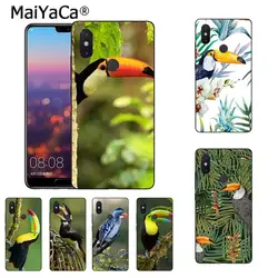 MaiYaCa redbilled-Хорнбилл птицы роскошные аксессуары чехол для xiaomi mi 8se 6 note3 redmi 5 5 плюс Примечание 5 Чехол coque