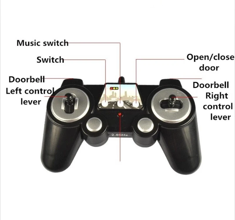 Лидер продаж перезаряжаемый Радиоуправляемый автобус для мальчиков игрушечный