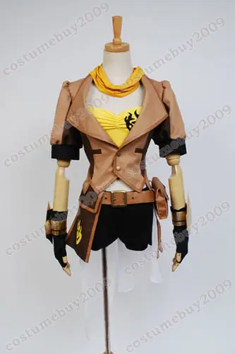 Yang Xiao Long Cosplay Costume for Women - Yellow Trailer Halloween Outfit image 3