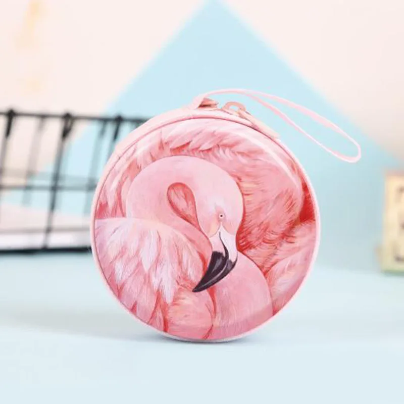 Милый красочный Фламинго SD чехол-держатель для хранения переносная Жесткая Сумка чехол для наушников Наушники-вкладыши держатель для карт - Цвет: 2