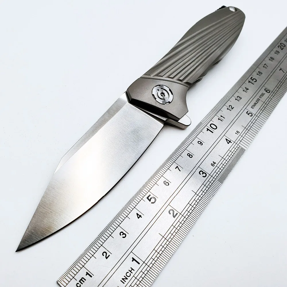 

Folding Pocket Knife Titanium Outdoor Camping Hiking Tactical Knife Survival Combat Hunting Fruit Knives EDC Defense Multi Tools