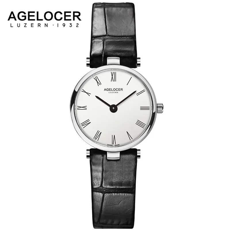 AGELOCER Famous Quartz Wrist font b Watches b font For Woman Design Fashion Clock Womens font