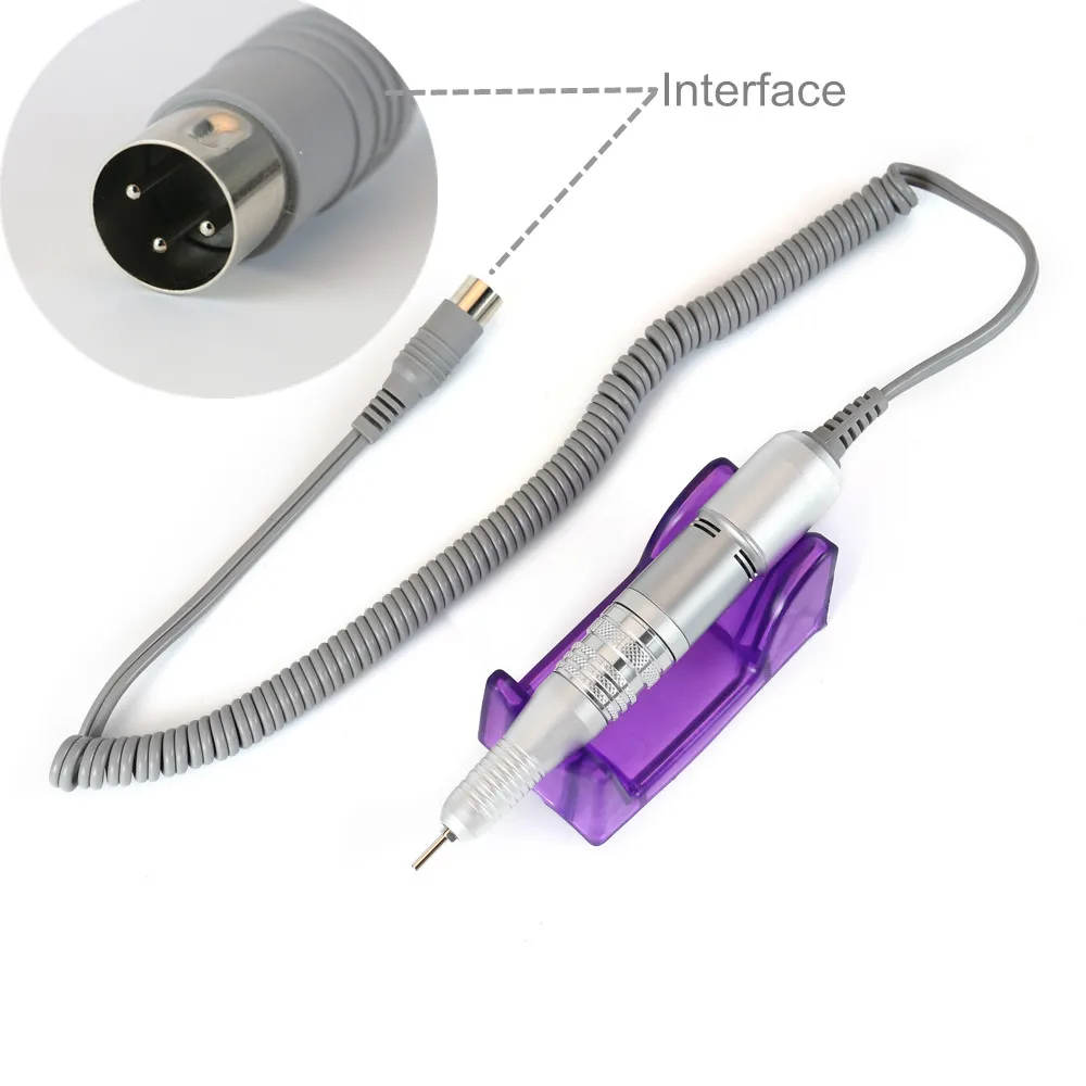 

Cappucci 35000rpm Electric Micromotor Handpiece For Electric Nail Drill Manicure Metal material Prevent Melting