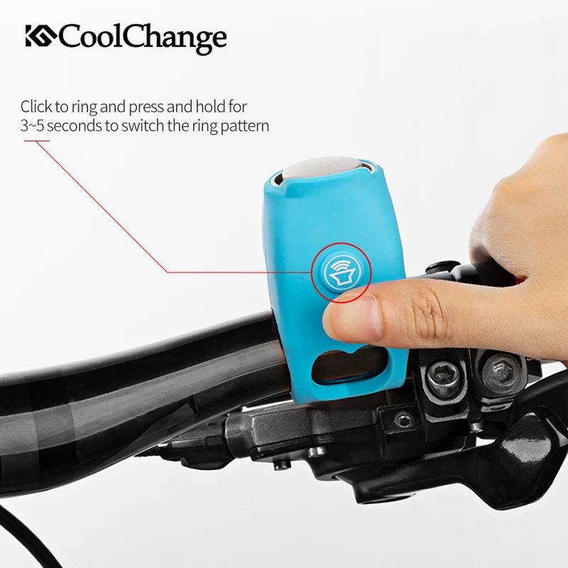 Электрический велосипедный Звонок CoolChange водонепроницаемый Вращающийся на 360