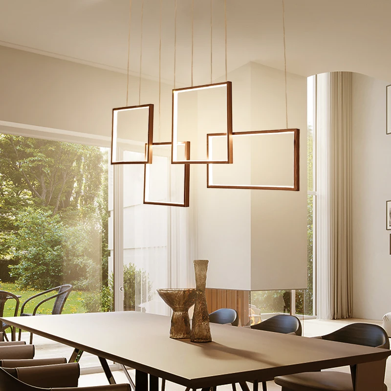 

Modern led pendant lights for dining living room Kitchen Room Aluminum cerchio anello lampadario hanging pendant lamp Fixtures
