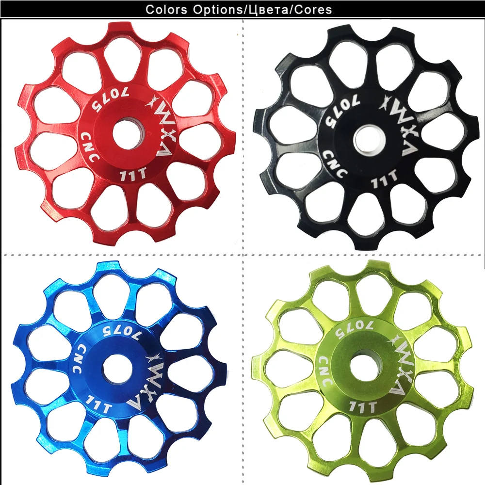 VXM Керамика подшипник опорное колесо шкив дорожный/MTB велосипед задний переключатель Керамика ролик поддержки 7/8/9/10 Скорость деталь для велосипеда