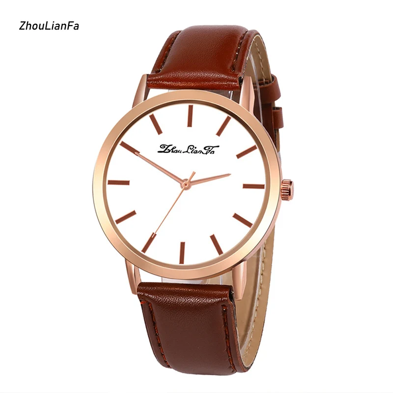 

8 Colors Casual PU Leather Quartz Watch Women Elegant Wrist Watches 2019 Simple Style Ladies Bracelet Watch New Arrival