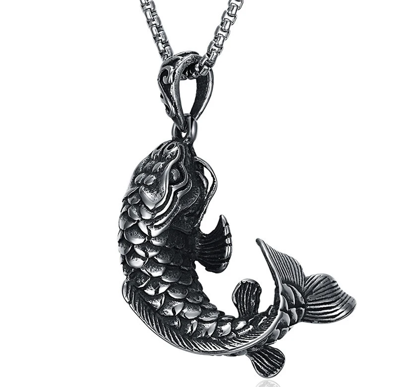 Мужское ожерелье из нержавеющей стали 4 см|pendant necklace|men necklacegood luck |