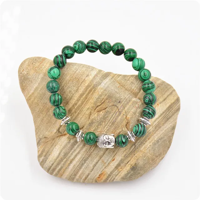 Bracelet Aum Malachite