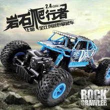 2,4G 4CH 4WD Rock Crawlers вождение автомобиля Bigfoot RC автомобиль пульт дистанционного управления модель автомобиля внедорожник игрушка