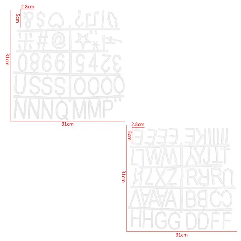 Персонажи для доски с буквами из фетра 200 шт. цифры для доски со сменными буквами