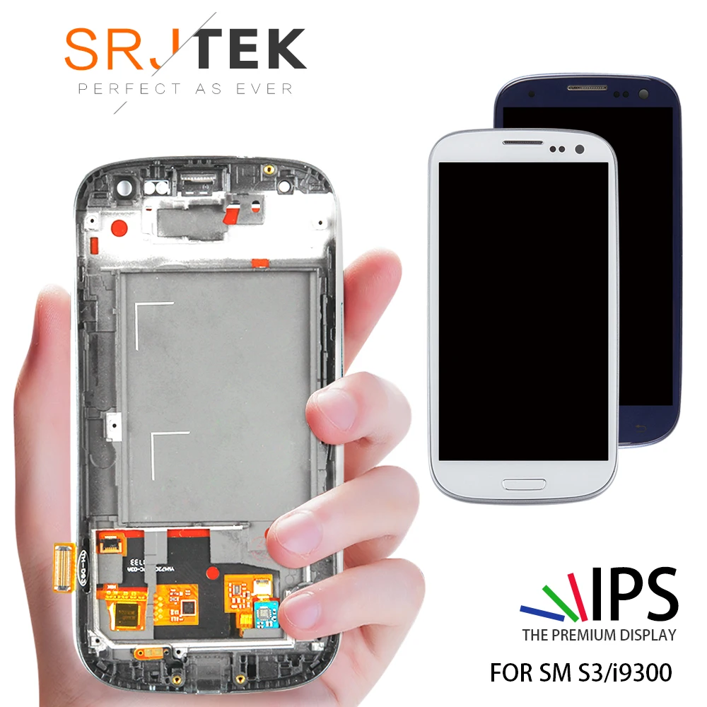 TESTED For SAMSUNG Galaxy S3 Display i9300 i9300i Touch Screen Digitizer Replacement For SAMSUNG Galaxy S3 LCD Screen