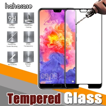 

500pcs 9H Hardness 3D Curved Full Cover Tempered Glass For Huawei P20 Pro Lite Anti-Scratch Screen Protector HD Protective Film