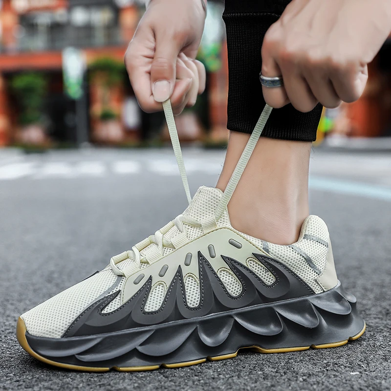 Damyuan Новая мода Для мужчин's All-проницаемое летящая ткань для прогулок Удобная одежда-устойчивы и нескользящая спортивная обувь