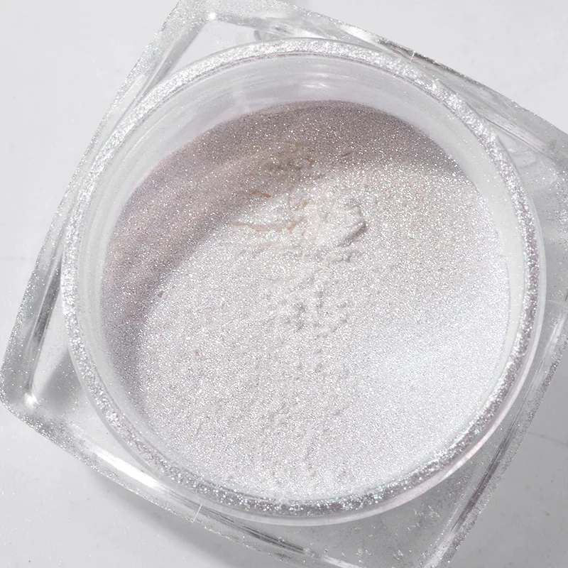 2G/Box DIY Diamond Mermaid Pearl Mermaid Matte White Nail Art Glitter Chrome Powder Dust for UV Gel nail powder nail glitter nail decoration nail decorations nail powder set