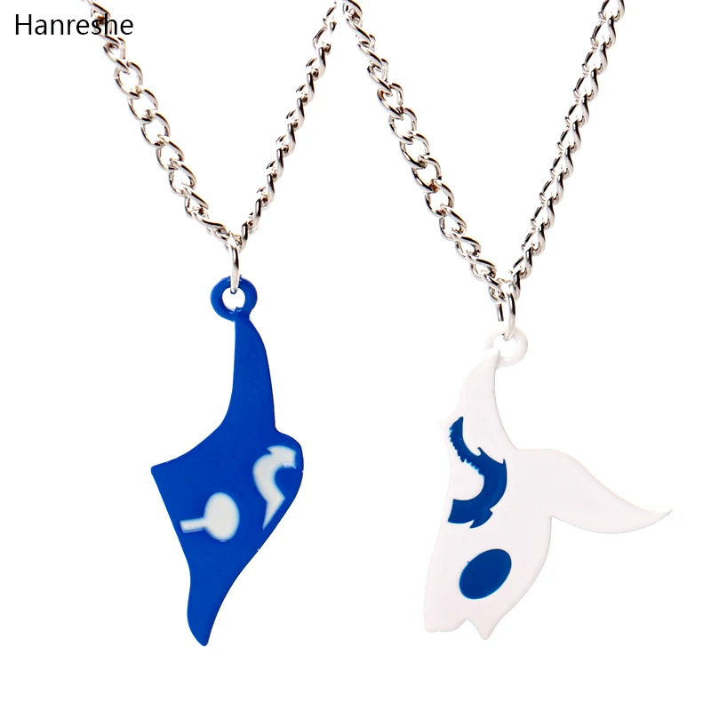 

Kindred the Eternal Hunters Necklace from LOL,Kindred Wolf and Lamb Mask Pendant,Couple Necklace set,Gift for Friends,Lovers