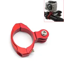 Accessories CNC Aluminum Bike Bicycle Handlebar Mount Clamp Holder Adapter for Gopro Hero 4 3+ 3 2 SJCAM