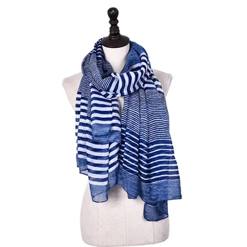 

Guttavalli Fashion Woman Solid Stripes Printing Long Shawl Winter Geometric Viscose Muslim Scarves Female Autumn Soft Line Scarf