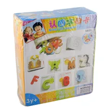 26 Английский алфавит карточка животное деревянное карты детская развивающая игрушка деревянный пазл детство просвещение образование