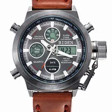 Montres hommes marque de luxe plongée LED montres sport Militaire Montre Véritable Lumineux quartz montre hommes montres relogio masculino