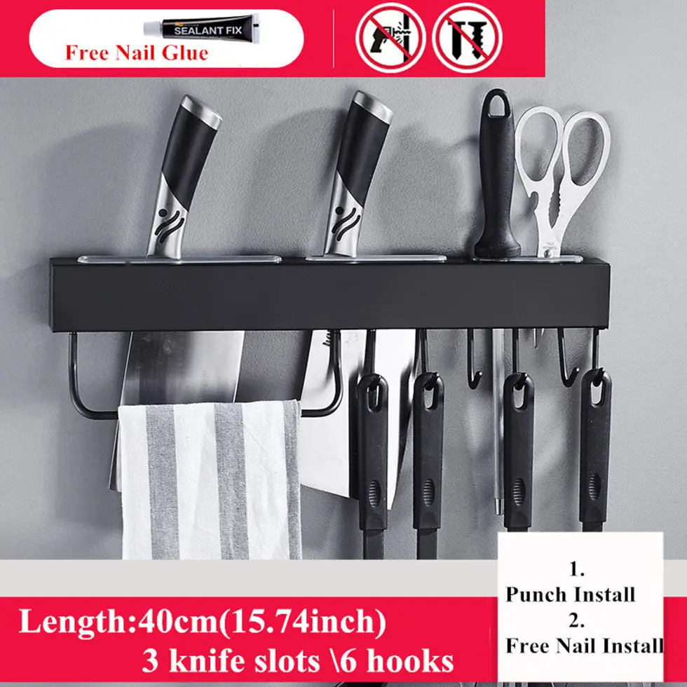 Кухонный блок-держатель для ножей, полка, настенная док-станция ...