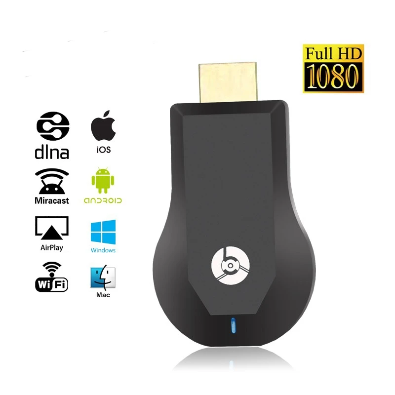 1080 P Android ТВ Miracast беспроводной приемник HDMI Wi Fi дисплей ключ с Google Chromecast для дома портативных ПК ТВ и проекторы