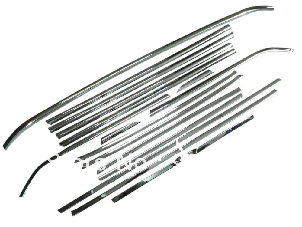 High Quality Chrome Side Window Full Trim Set for Range Rover Evoque free shipping