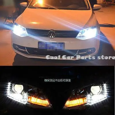 

for 2012+ Up VW Jetta Sagitar Headlight Led Angel Eye Bi-xenon Hid Projector Set