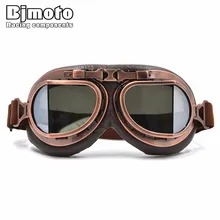 Vintage Helmet Motocross Goggles Clear Steampunk Goggles Sport Sunglasses For Motorcycle Cafe Racer Dirt Bike