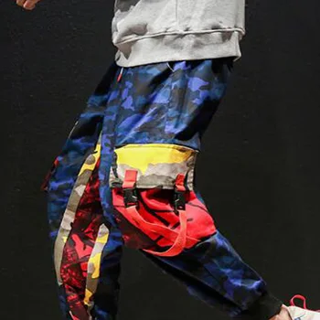 

New 4XL 5XL camouflage Men tactial Pants Full Length Pants Trousers plus size trackpants man fashion hip hop Loose cargo pants