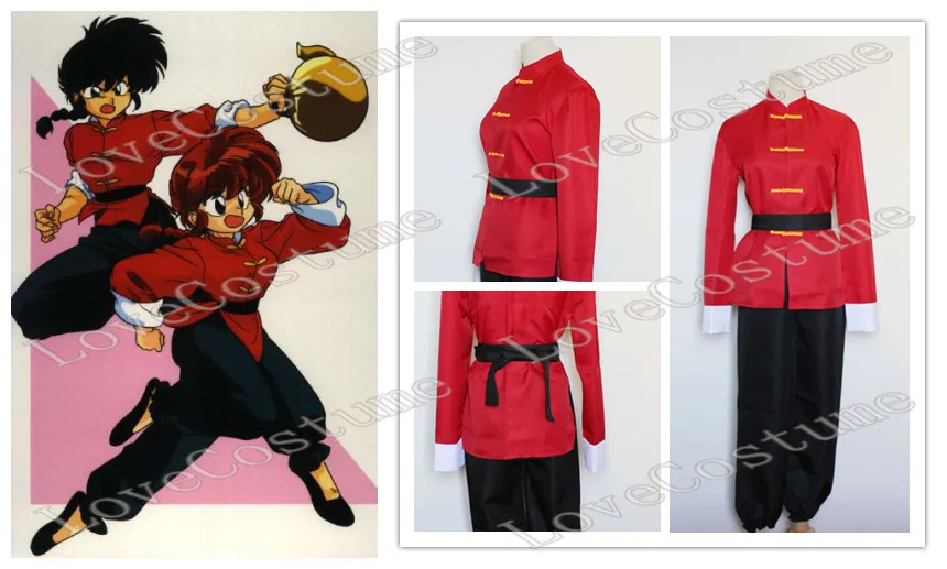 

Ranma 1/2 Ranma Saotome Full Sleeve Cosplay Costume Tailor made