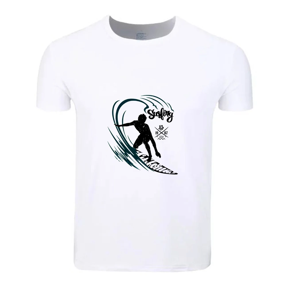 

surfing art surf Girl Fashion Cotton Big Size Students Summer T-Shirt Short Sleeve Men Women Boys Girls T Shirt Tees Kids Tshirt