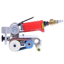 Пневматический ленточный шлифовальный станок, регулируемый пневматический шлифовальный станок, малая Наждачная машина, R-6026