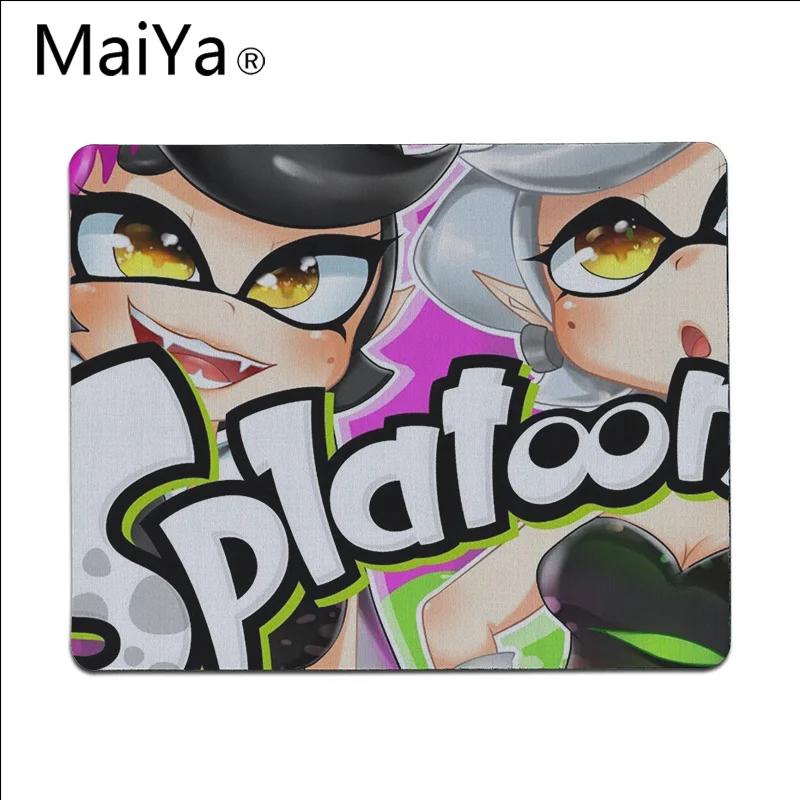 Lock Edge20x25cm Maiya Высокое качество видео игры Splatoon резины ПК компьютерных игр резиновый коврик для компьютерной мыши PC компьютер игровой коврик для мыши - Цвет: Lock Edge20x25cm